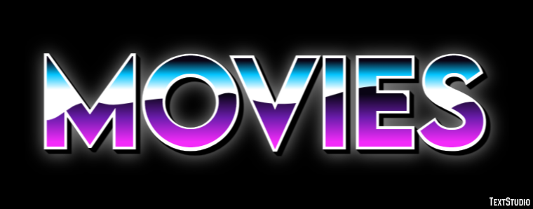 Movies Efeito de texto