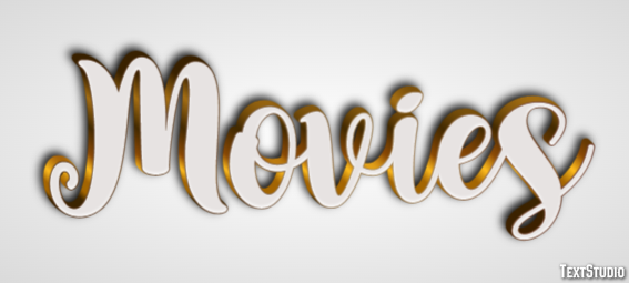 Movies Efeito de texto