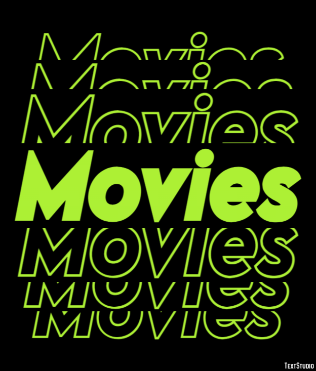 Movies Efeito de texto