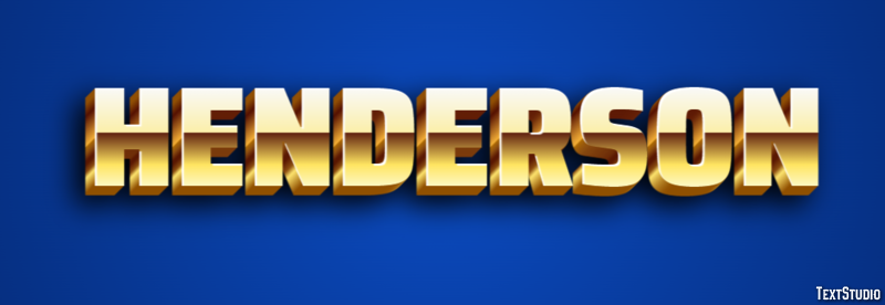 Henderson Effet de Texte
