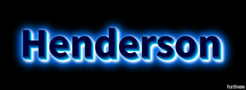 Henderson Effet de Texte