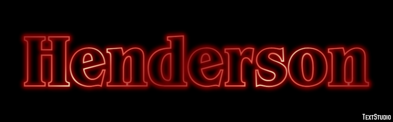 Henderson Effet de Texte