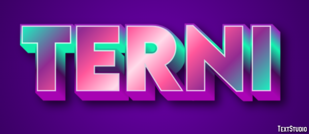 Terni Efekt tekstowy