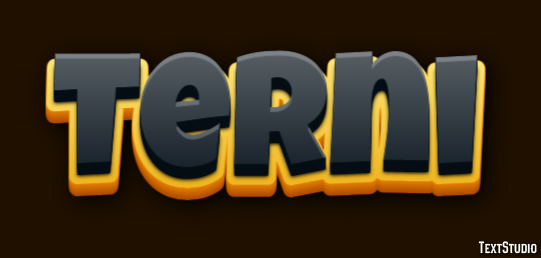 Terni Efecto de Texto