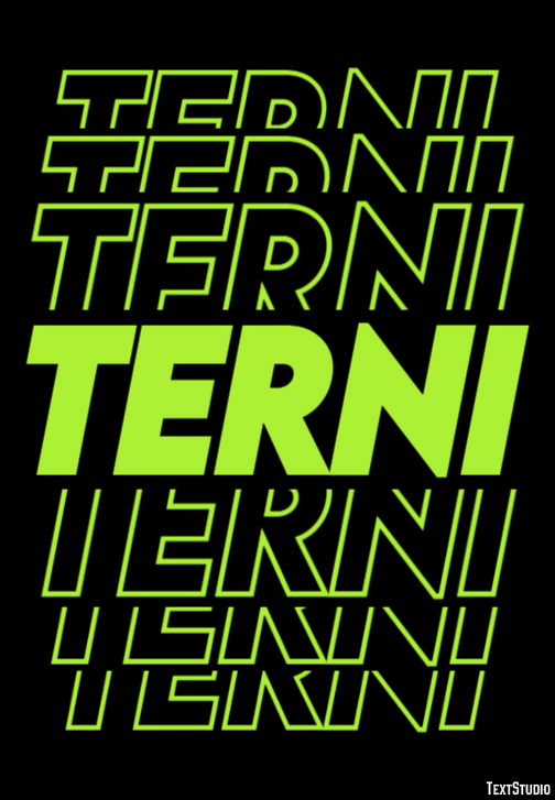 Terni Efekt tekstowy
