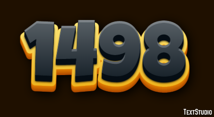 1498 Text effect