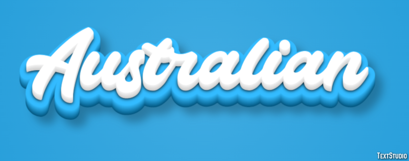 Australian Effet de Texte