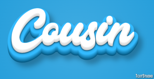 Cousin Text Effect