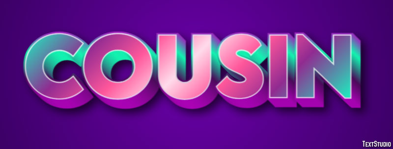 Cousin Text Effect