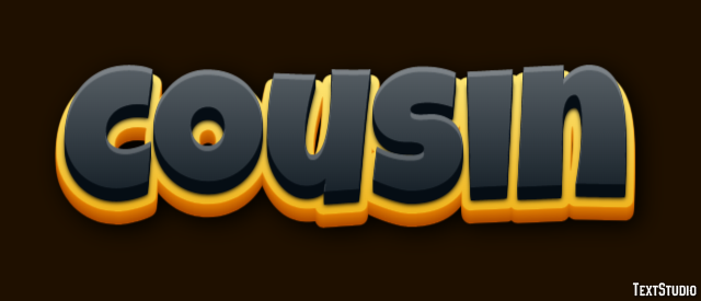 Cousin テキスト効果