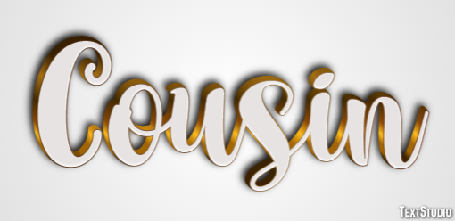 Cousin Texteffekt