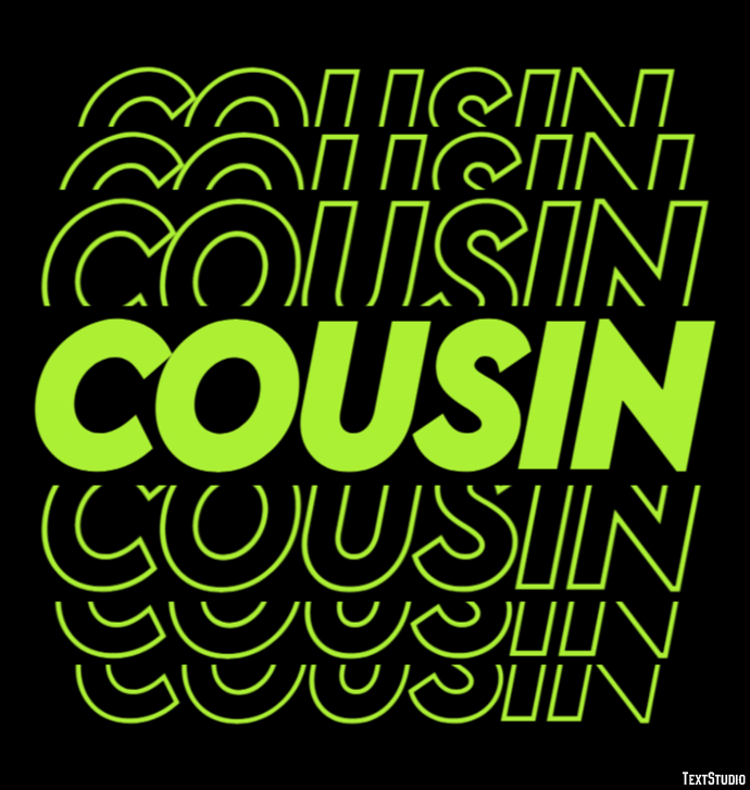 Cousin Text Effect
