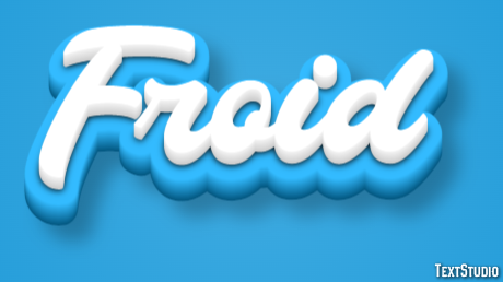 Froid Effet de Texte