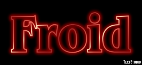 Froid Effet de Texte