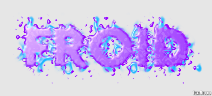 Froid Effet de Texte