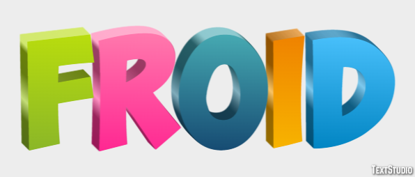 Froid Effet de Texte
