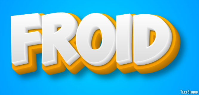 Froid Effet de Texte