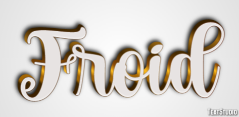Froid Effet de Texte