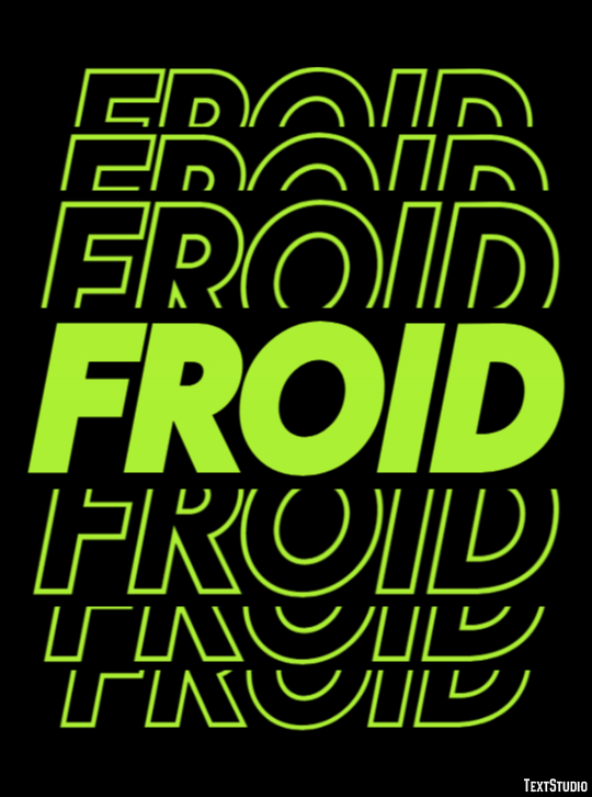 Froid Effet de Texte