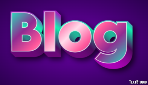 Blog Efeito de texto