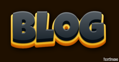 Blog Efeito de texto
