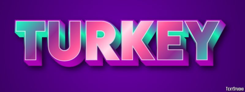 Turkey Text Effect