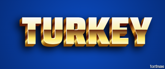 Turkey テキスト効果