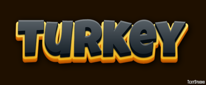 Turkey Texteffekt