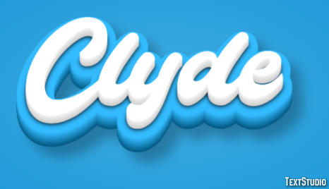 Clyde テキスト効果