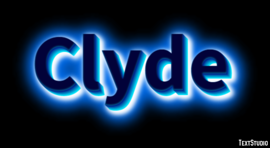 Clyde テキスト効果