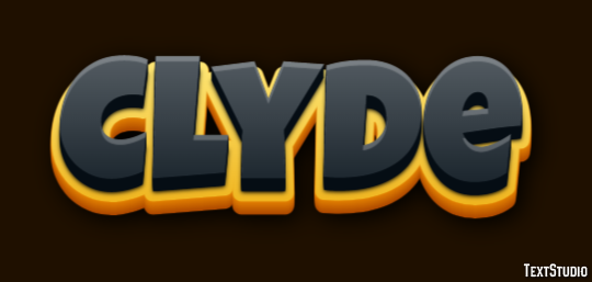 Clyde テキスト効果