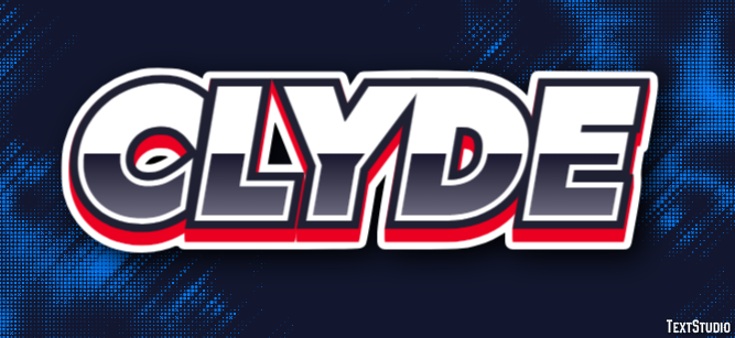 Clyde テキスト効果