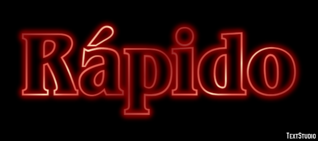 Rápido Text Effect