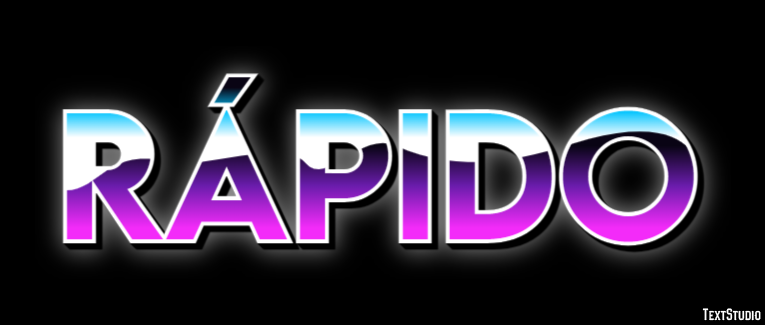 Rápido Text Effect