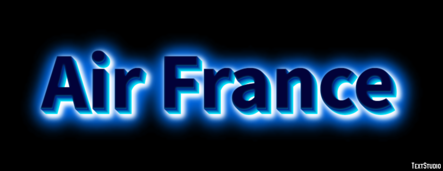 Air France Efekt tekstowy