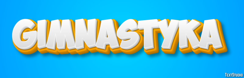 Gimnastyka Efekt tekstowy