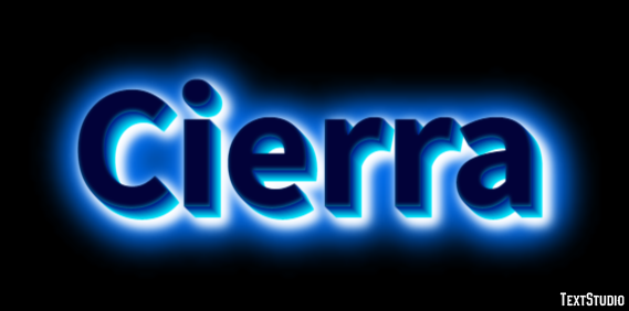 Cierra テキスト効果