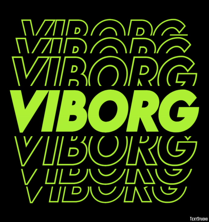 Viborg Efecto de Texto