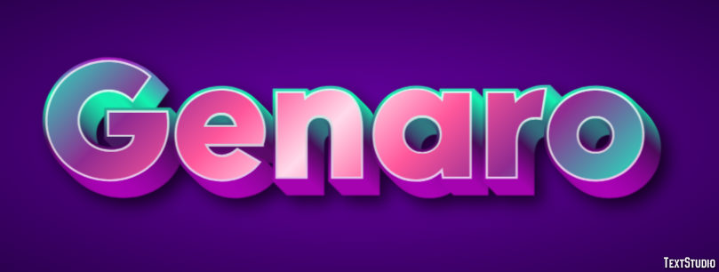 Genaro Texteffekt