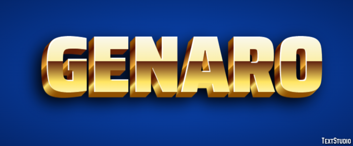 Genaro Texteffekt