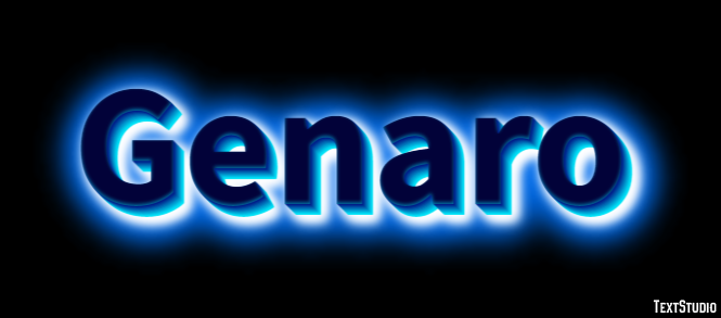 Genaro Texteffekt