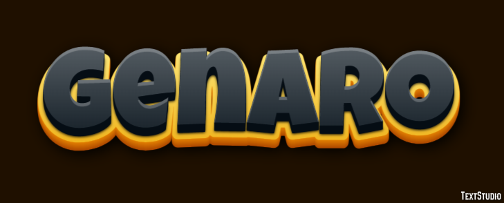 Genaro Texteffekt