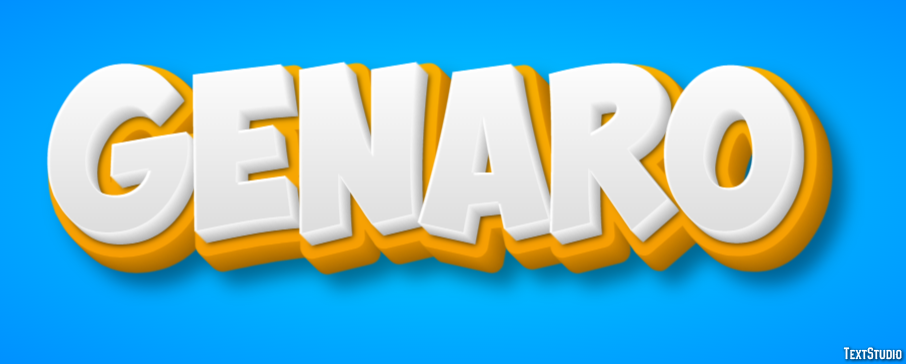 Genaro Texteffekt