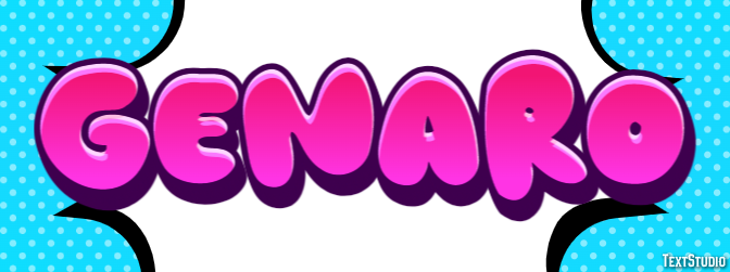 Genaro Texteffekt