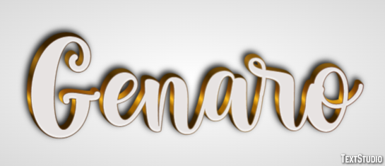 Genaro Texteffekt