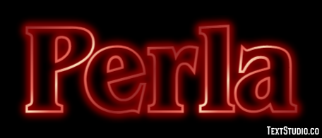 Perla Texteffekt