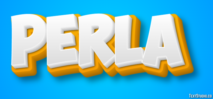 Perla Text Effect