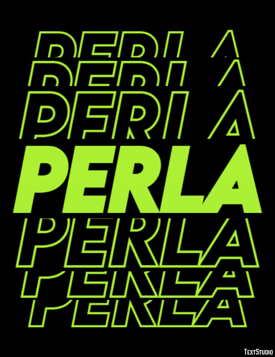 Perla Effet de Texte