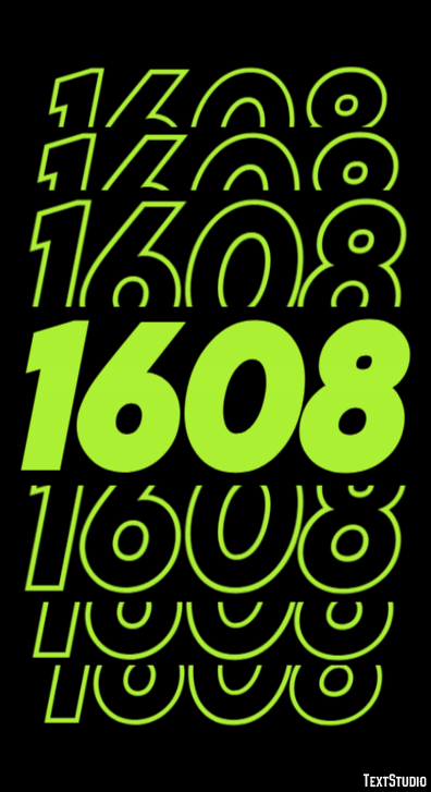 1608 Texteffekt