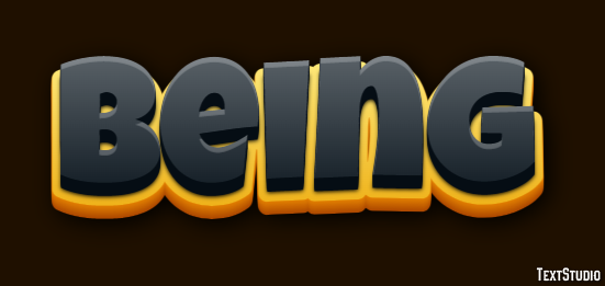Being Efecto de Texto